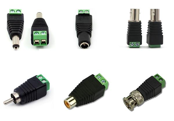 UTP Cat5/Cat6 Cable Audio/Video AV Female RCA to Screw Terminal Blocks