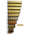 9.5mm / 0.375" Barrier Screw Terminal Blocks Side Pin Mounted