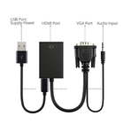VGA Male To HDMI 1080P HD + Audio TV HDTV Video Converter Adapter with Cable