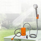 Outdoor Shower Rechargeable 4400mAh Battery Powered Shower Pump for Hiking Travel Beach Pet Cleaning