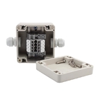 Waterproof Plastic Junction Box 83*81*56mm Electric Distribution Enclosure with Din Rail Terminals