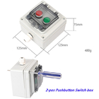 Plastic Junction Box 125*125*75mm Electric Distribution Enclosure Waterproof Clear Cover with Connectors