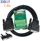 DB15 Single End Connectors D Sub 15 Pin Terminal Block Breakout Board DIN Rail