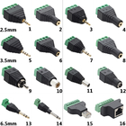 UTP Cat5/Cat6 Cable Audio/Video AV Male RCA to Screw Terminal Blocks