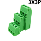 5.08mm / 5.00mm Pitch PCB 3 Row Screw Terminal Blocks 2pin 3pin Jointable