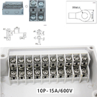 IP65 Waterproof Junction Box 110*75*43mm Terminal Blocks Electric Enclosure 10 Ways