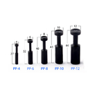 Air Connector Tube Plastic Pneumatic Fittings Water Hose Couplers 4mm 6mm 8mm 10mm 12mm PU PY PK PE PV SA