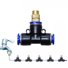 Atomization Water Misting Brass Nozzle Connectors Low Pressure Watering Irrigation Accessories