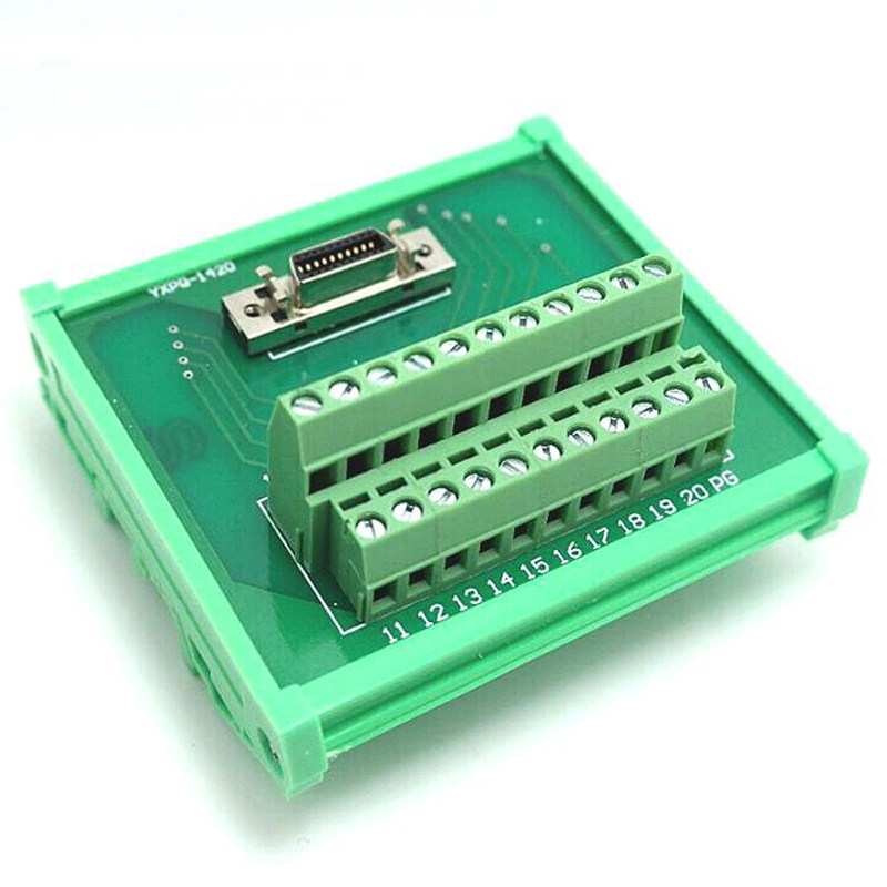 SCSI 20 Pin Servo Connectors Terminal Blocks Breakout Board Adapter