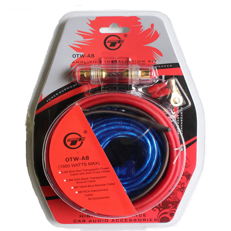 5 Meters Long 8ga Car Power Subwoofer Amplifier Audio Wire