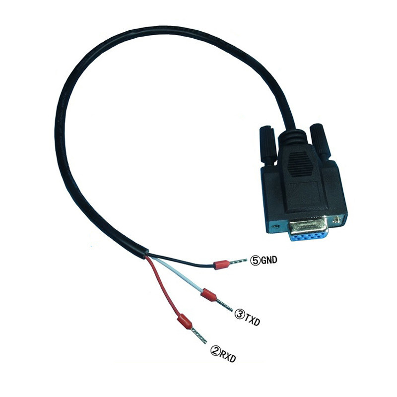 DB9 Female RS232 485 Serial RXD TXD GND Port to 3pin Terminals