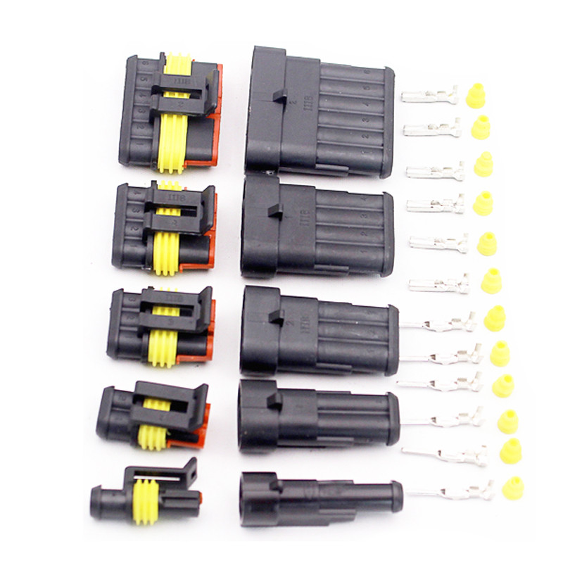 Automotive Lamp Device Connector Waterproof Housing Terminals
