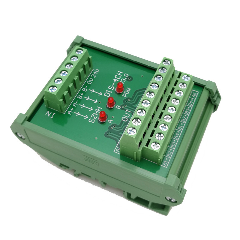 DC24V Servo Encoder Pulse Square Wave Signal Splitter Distributor