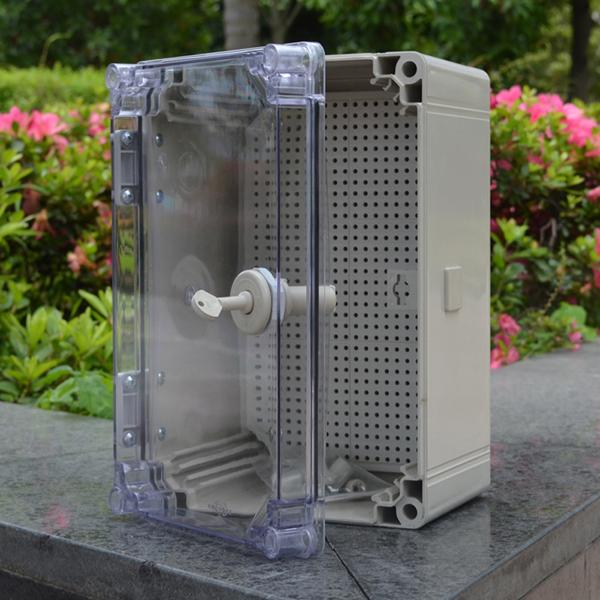 300*200*160mm IP65 Waterproof Electrical Enclosure Outdoor Plastic Wall