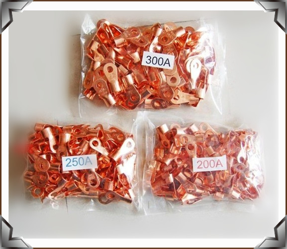 Open Barrel Wire Crimp Copper Ring Lug Terminals OT 5A to 500A