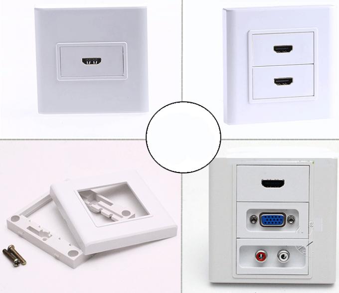 VGA HDMI USB Multimedia Faceplate Wall Plate Outlet Terminal Block