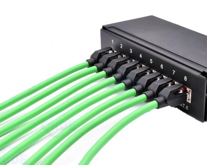 Flexible Drag Chain Cable M12 to RJ45 Plug Connector Network