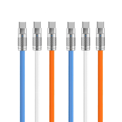 Laptops Tablets Cell Phones USB 3.1 Type C Charge Cable 6mm Outer Diameter PD 120 Watt Charging