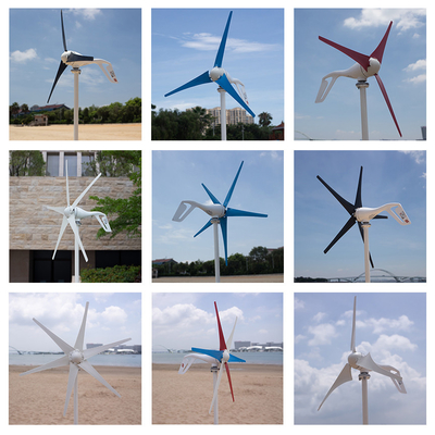 Garden Yard Windmills Wind Turbine Power Generator With DC Charge Controller 400W 12V 24V