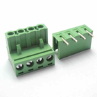 5.08mm Pitch PCB Plug-in Screw Terminal Blocks Plug + Right Angle Pin Header