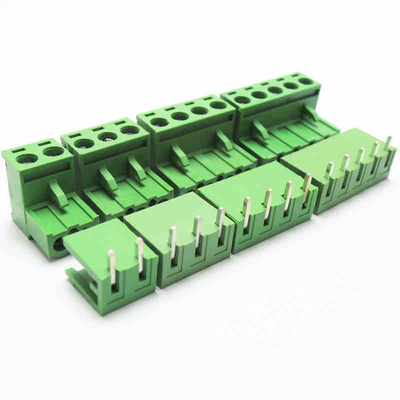 5.08mm Pitch PCB Plug-in Screw Terminal Blocks Plug + Right Angle Pin Header