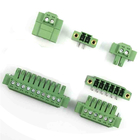 3.81mm Pitch PCB Screw Terminal Blocks Plug + Right Angle Pin Header with Flange