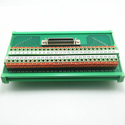 SCSI 50 Pin Quick Connectors Spring Clamp Terminal Blocks Breakout Board Adapter