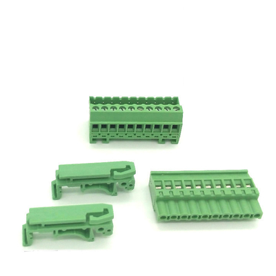 5.08mm / 0.2&quot; Pitch Pluggable Screw Terminal Blocks Din Rail Mounting