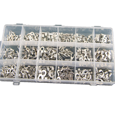 Copper Wire Crimp Connector Cable Non-insulated Spade Terminals Kit