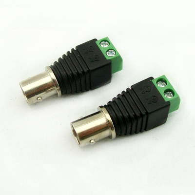 Screw Terminal Blocks Coaxial Cat5 to BNC Female Video Balun Connector