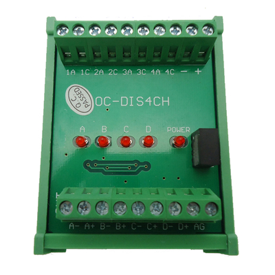 Converter of Open Collector HTL 24v into Differential TTL 5v Signal 4 Ways Universal