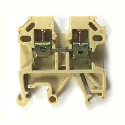 SAKZDU 2.5N DIN Rail Screw Clamp Terminal Blocks 800V 24A 2.5 mm² Wiring Gauge