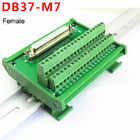 DB37 D Sub 37 Pin Sing End Connectors Terminal Block Breakout Board