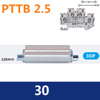 Din Rail Terminal Blocks Modular Set Screwless Spring Crimping PT 2.5 mm² Plug-in Connectors