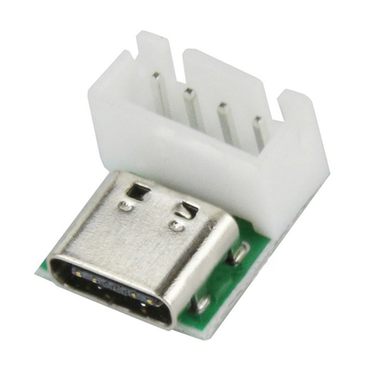 USB Type-C  4 Pin Female Jack 2.54mm Connector Breakout PCB Board Charge Port USB Socket Type C