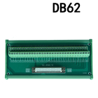 DB62 D Sub 62 Pin Female Socket D Sub Terminal Block Breakout Board Adapter Connector DIN Rail