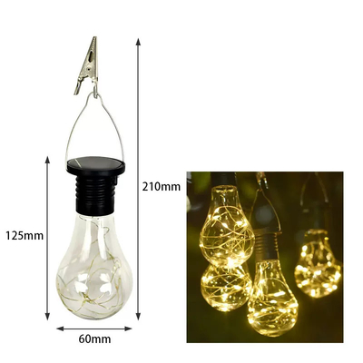 Solar Light Bulb Hanging Outdoor Garden Camping Lighting LED Solar Lamps 6 - 8 Hours