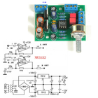 NE5532 Preamp Tone Board  Amplifier Kit 3.5mm RCA Terminal Breakout Board 12-18V DC