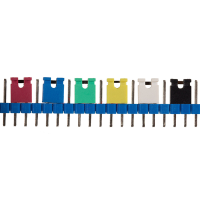 Colored 40 Pins 2.54mm Single Row  Straight Pin Header Male Connector Strip for Arduino