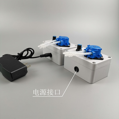 Adjustable Flowrate Peristaltic Metering Pump Dosing Pump for Aquarium Lab Water Analysis