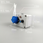Adjustable Flowrate Peristaltic Metering Pump Dosing Pump for Aquarium Lab Water Analysis