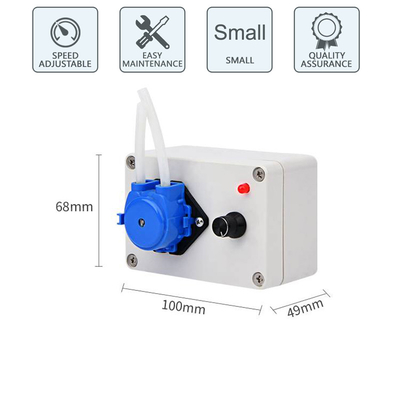 Adjustable Flowrate Peristaltic Metering Pump Dosing Pump for Aquarium Lab Water Analysis