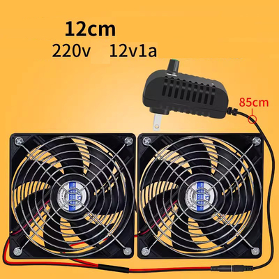 2000RPM Speed Adjustable Cooling Fan 12cm Btc Machine Chassis Workstation Cabinet Radiator Server fan