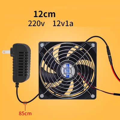 2000RPM Speed Adjustable Cooling Fan 12cm Btc Machine Chassis Workstation Cabinet Radiator Server fan