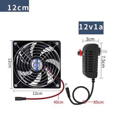 2000RPM Speed Adjustable Cooling Fan 12cm Btc Machine Chassis Workstation Cabinet Radiator Server fan