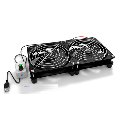 5V Adjustable USB Computer Chassis Cooling Fan Radiator Cooling Fan Router Cooling Fan 120X120X25mm