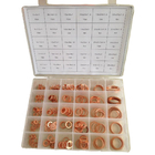 286pcs 30 Sizes Metric Copper Flat Ring Washer Gaskets Assortment Set Kit IMPA813080
