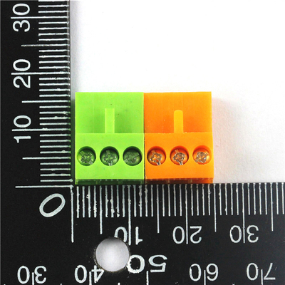 3.96mm Pitch PCB Pluggable Screw Terminal Blocks Plug + Pin Header Socket Green HT3.96