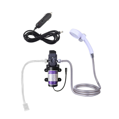 Outdoor Shower Kit 12V Car Handheld Camping Showers with Water Pump Washer handheld Faucet Kit