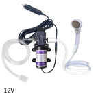 Outdoor Shower Kit 12V Car Handheld Camping Showers with Water Pump Washer handheld Faucet Kit